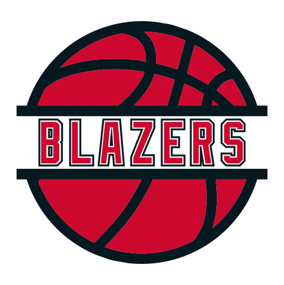 Basketball Portland Trail Blazers Logo iron on paper